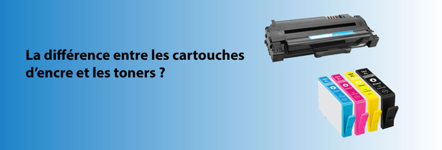 différence entre cartouches d’encre et toners